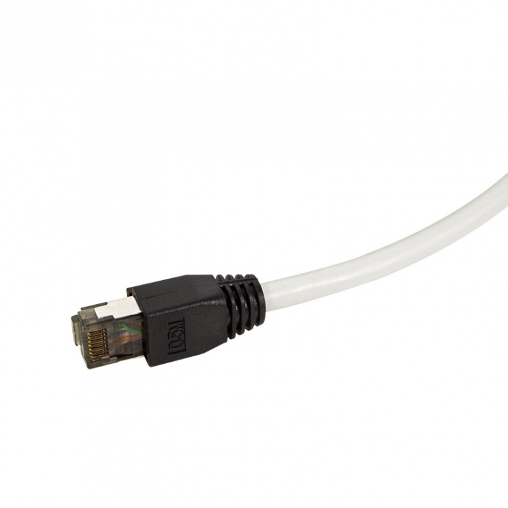 Imagine Cablu de retea Premium RJ45 Cat.8.1 S/FTP Gri 10m, Logilink CQ8092S